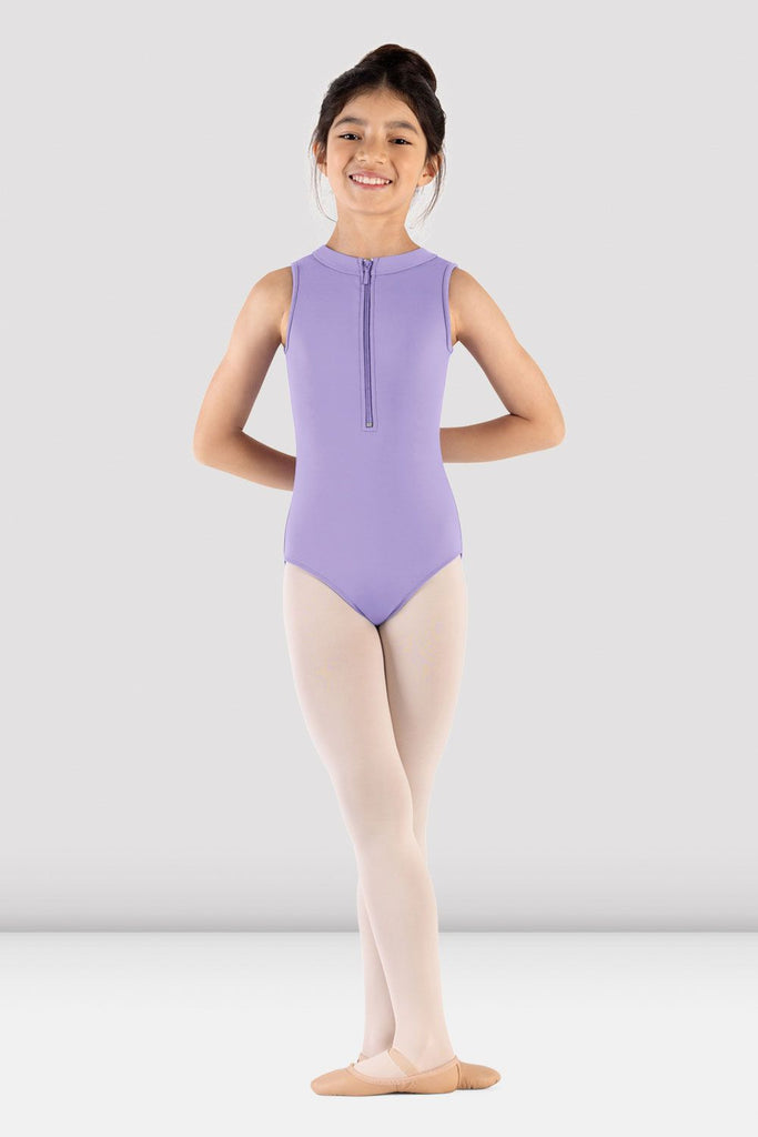 Girls Mirella Majesty Zip Front Leotard - BLOCH US