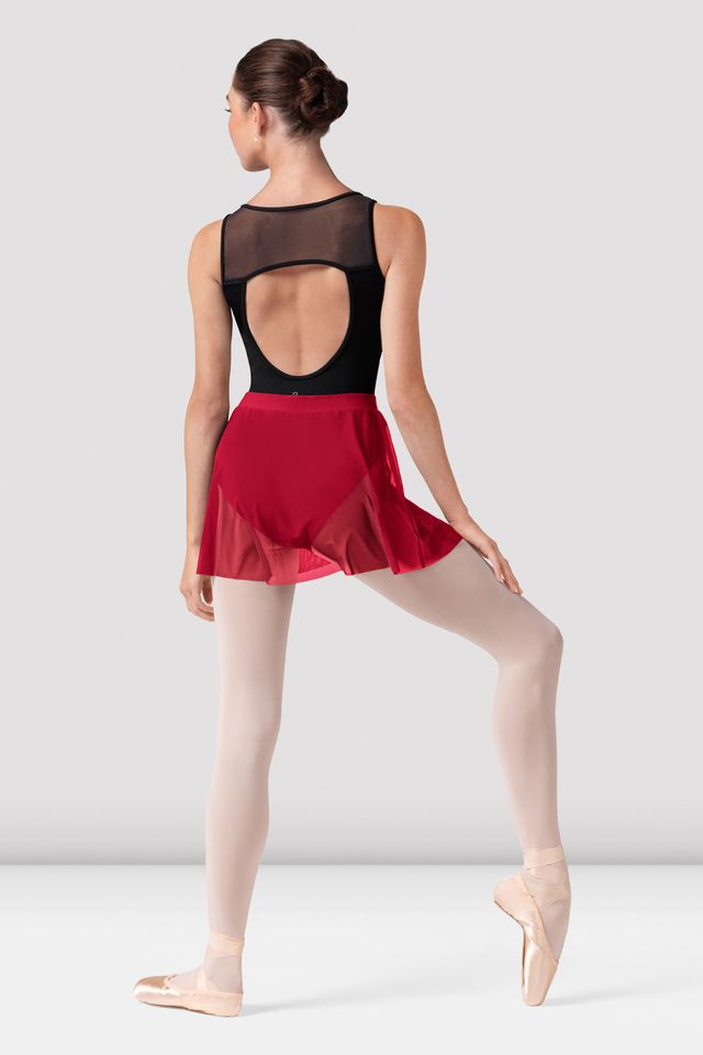 Ladies Zoe Floral Mesh Skirt - BLOCH US