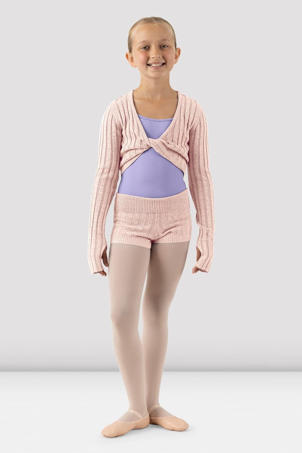 Girls Lily Knit Shorts, Pink – BLOCH Dance US