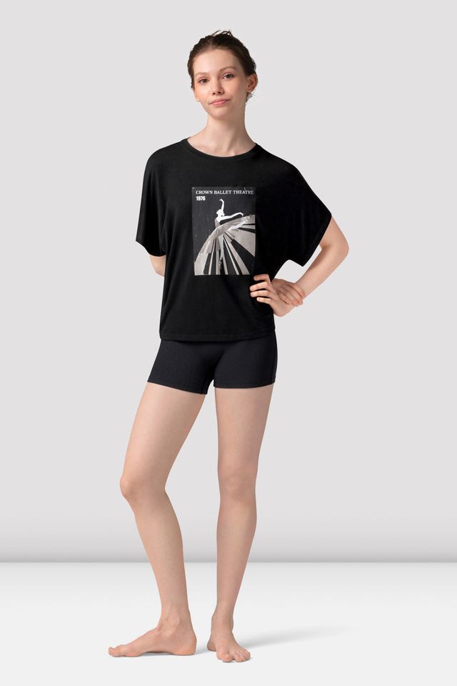 Ladies Mirella Zephyr Graphic Top - BLOCH US