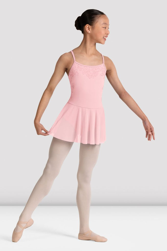Girls Jesse Floral Skirted Camisole Leotard - BLOCH US