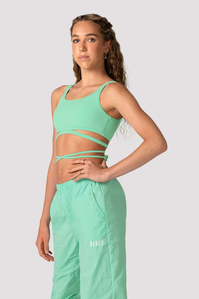 Girls Signature Tie Waist Crop Top - BLOCH US