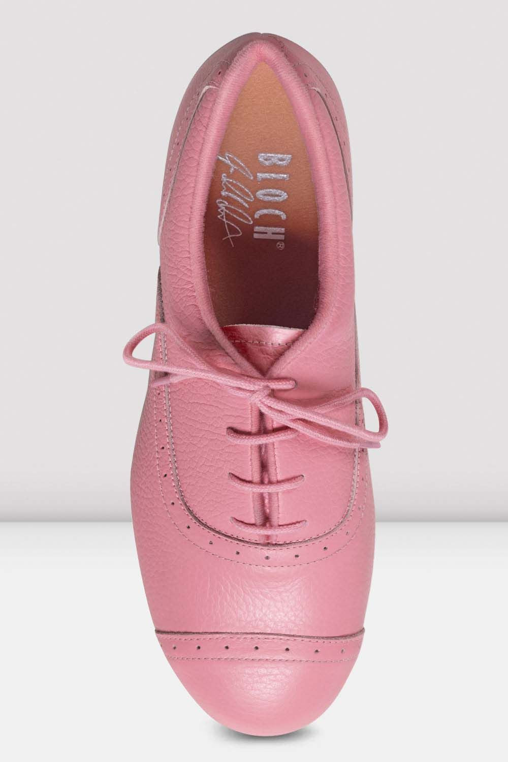 Ladies Jason Samuels Smith Pebble Leather Tap Shoes, Pink – BLOCH