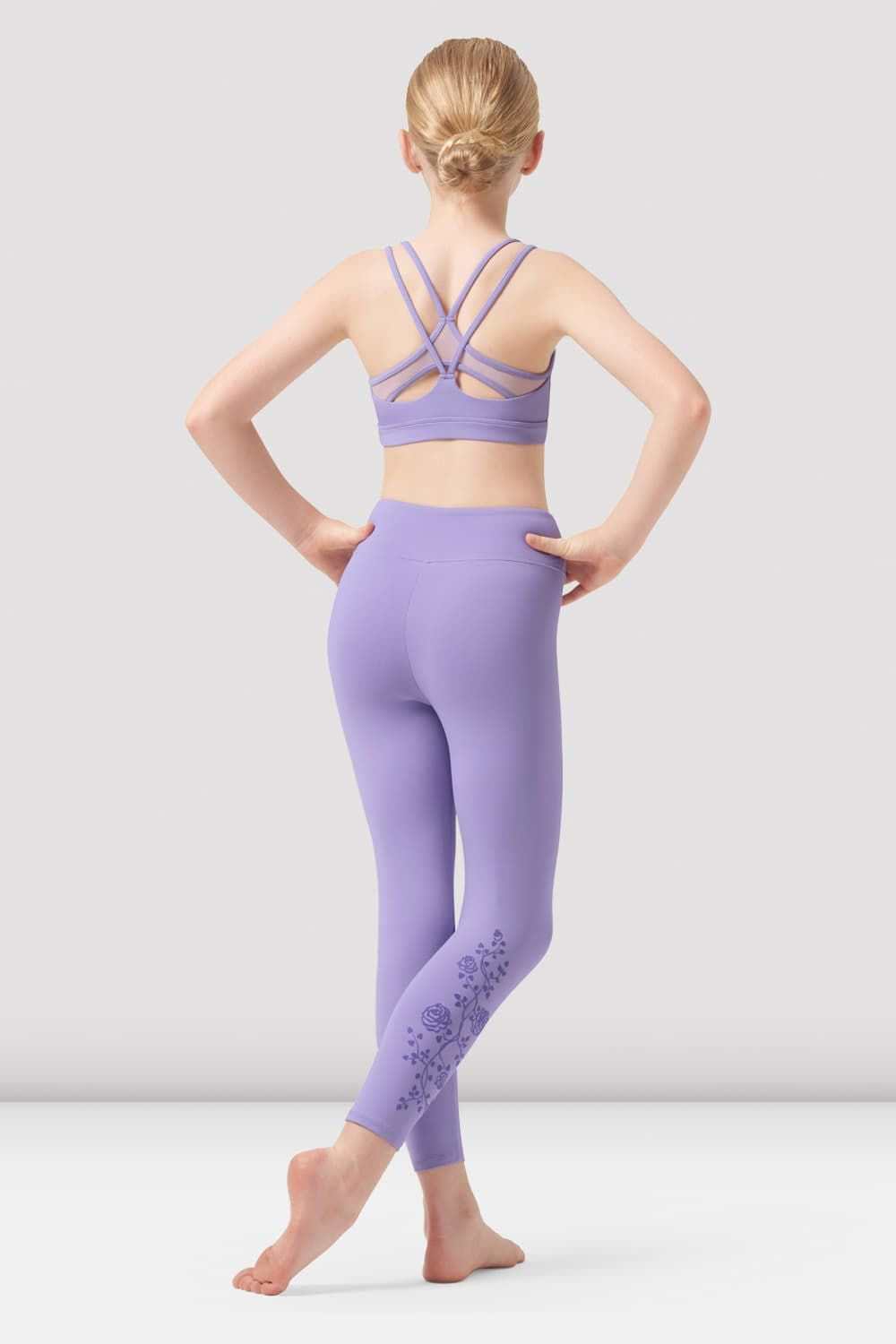 Girls Kaimi 7/8 Legging, Purple – BLOCH Dance US