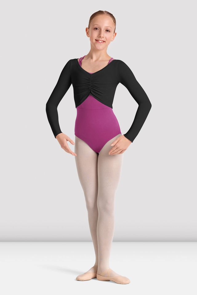 Girls Mirella Kaleidoscope Long Sleeve Top - BLOCH US