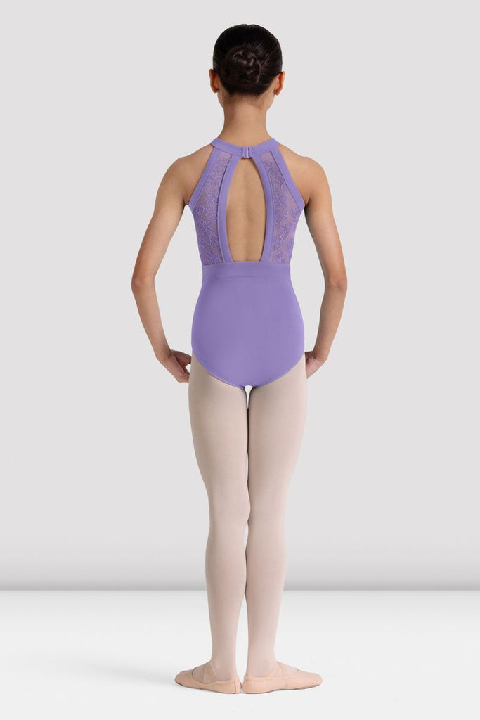 Girls Kiki Floral Halterneck Leotard - BLOCH US