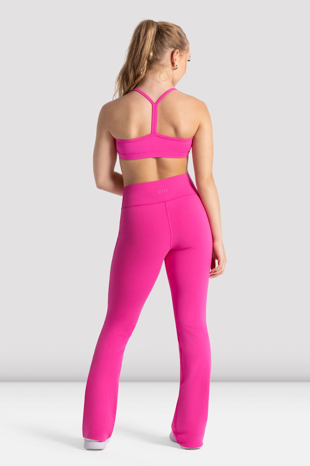Sports Bra Neon Pink Leggins Neon Pink Workout Wear Bra Activewear