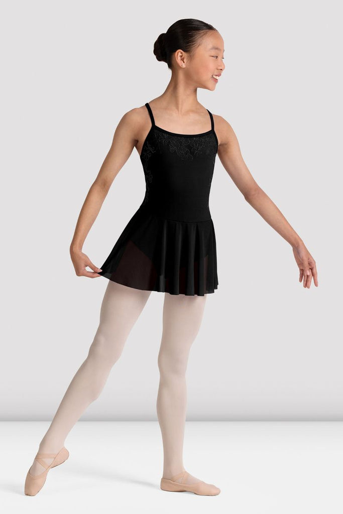 Girls Jesse Floral Skirted Camisole Leotard - BLOCH US