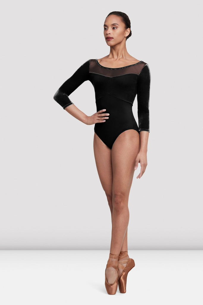 Ladies Indy 3/4 Sleeve Leotard - BLOCH US