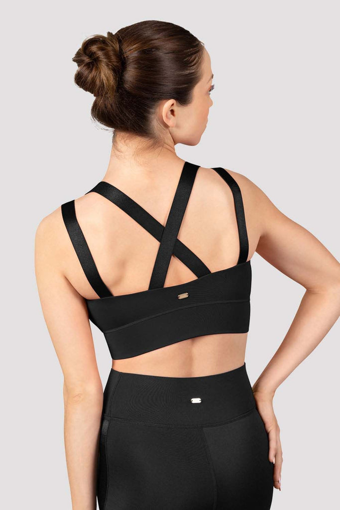 Ladies Mirella Majesty Cross Back Crop Top - BLOCH US