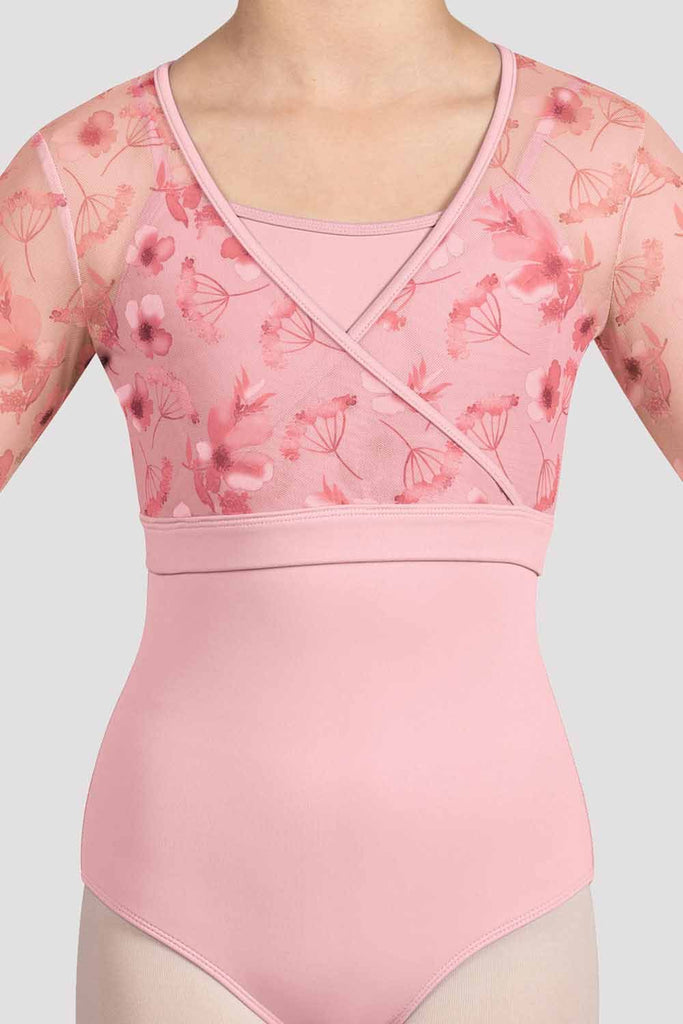 Girls Isobel Floral 3/4 Sleeve Top - BLOCH US