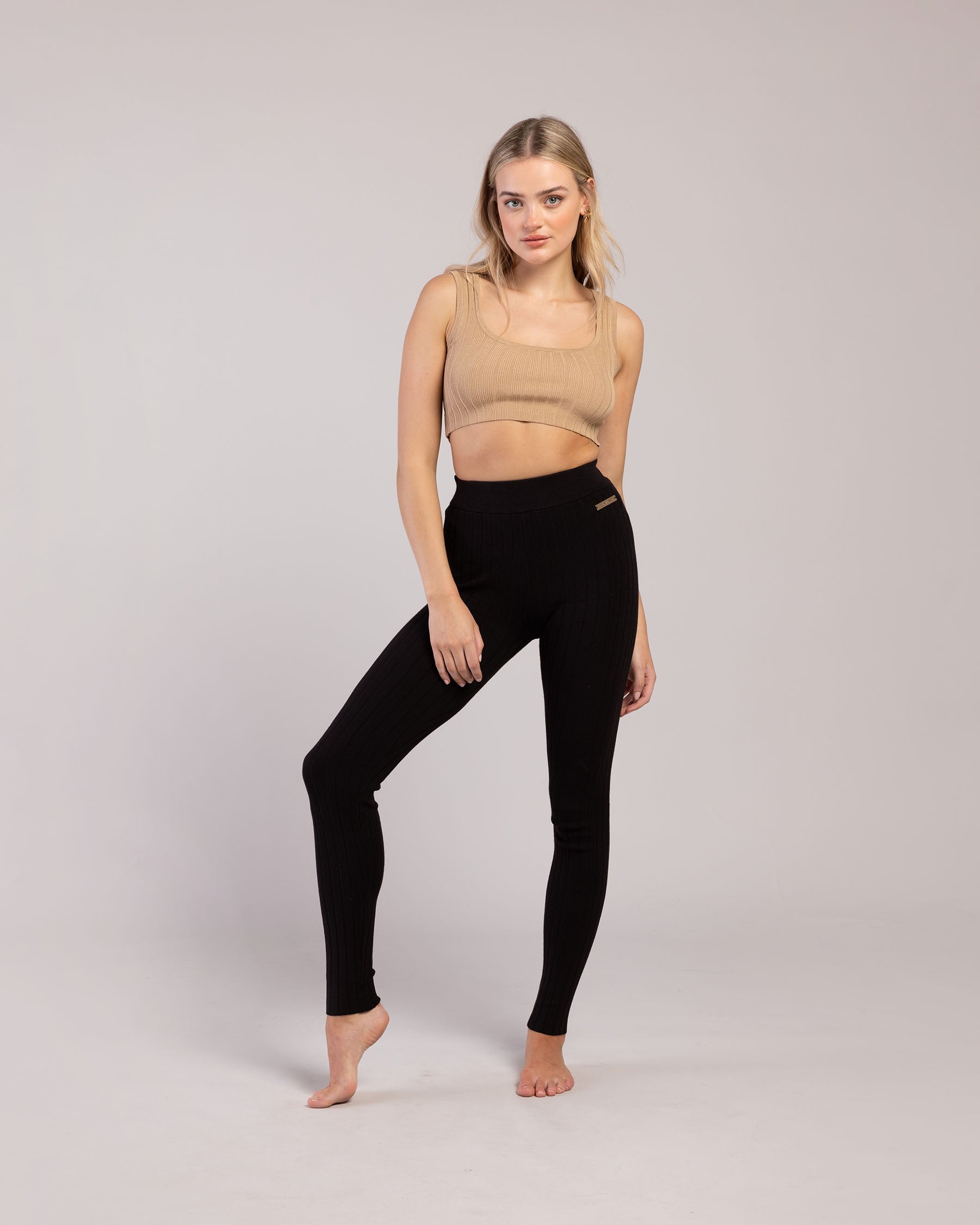 Rib Lounge Full Length Legging, Black – BLOCH Dance US
