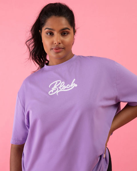 Bloch Play Oversized Tee, Purple – BLOCH Dance US