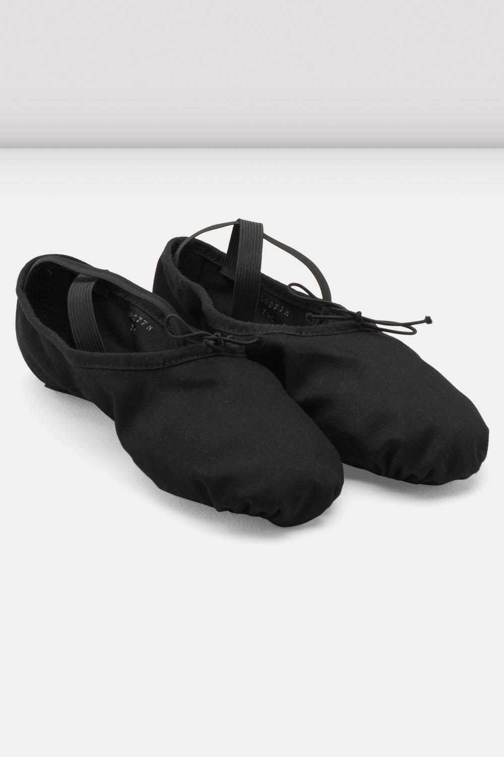 Mens Pump Canvas Ballet Shoes, Black â BLOCH Dance US