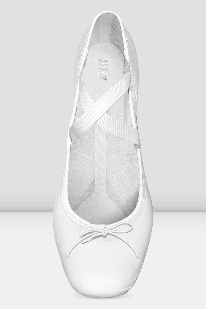 Mens Precision Leather Ballet Shoes, White BLOCH Dance US