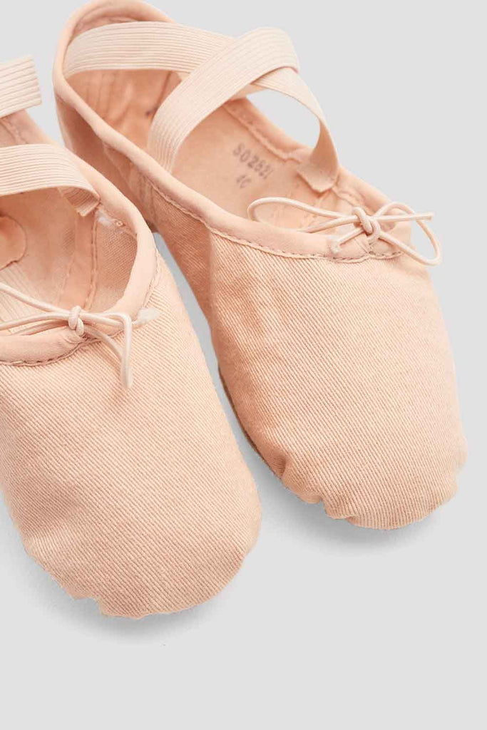 Girls Zenith Stretch Canvas Ballet Shoes - BLOCH US