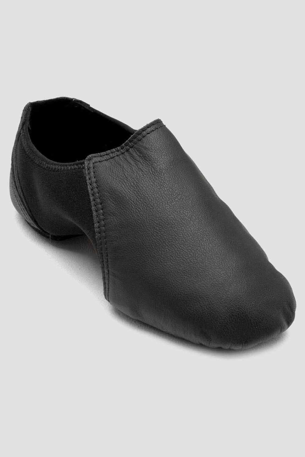 Childrens Spark Leather & Neoprene Jazz Shoes, Black – BLOCH Dance US
