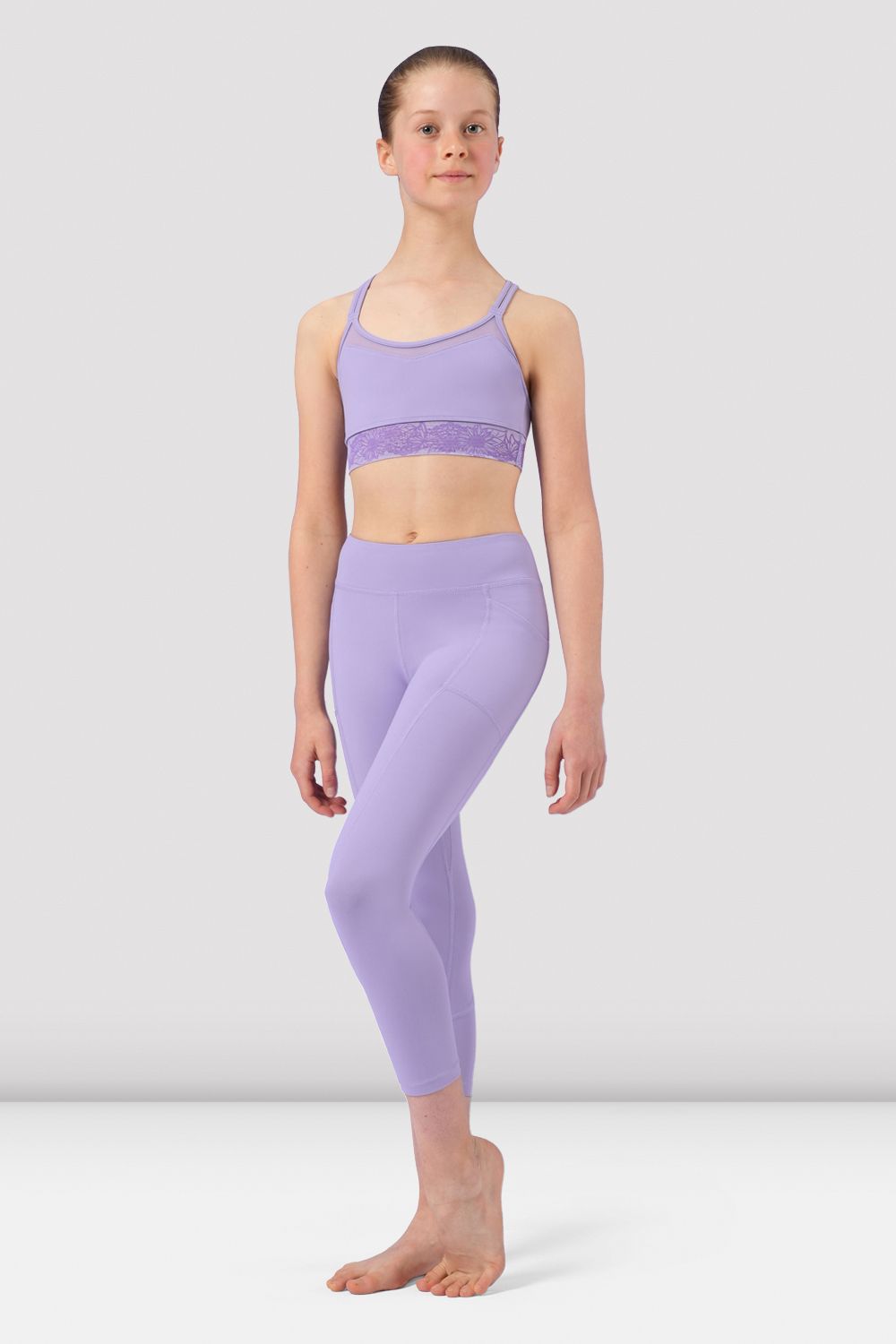 Girls Nadia Panelled Leggings, Purple – BLOCH Dance US