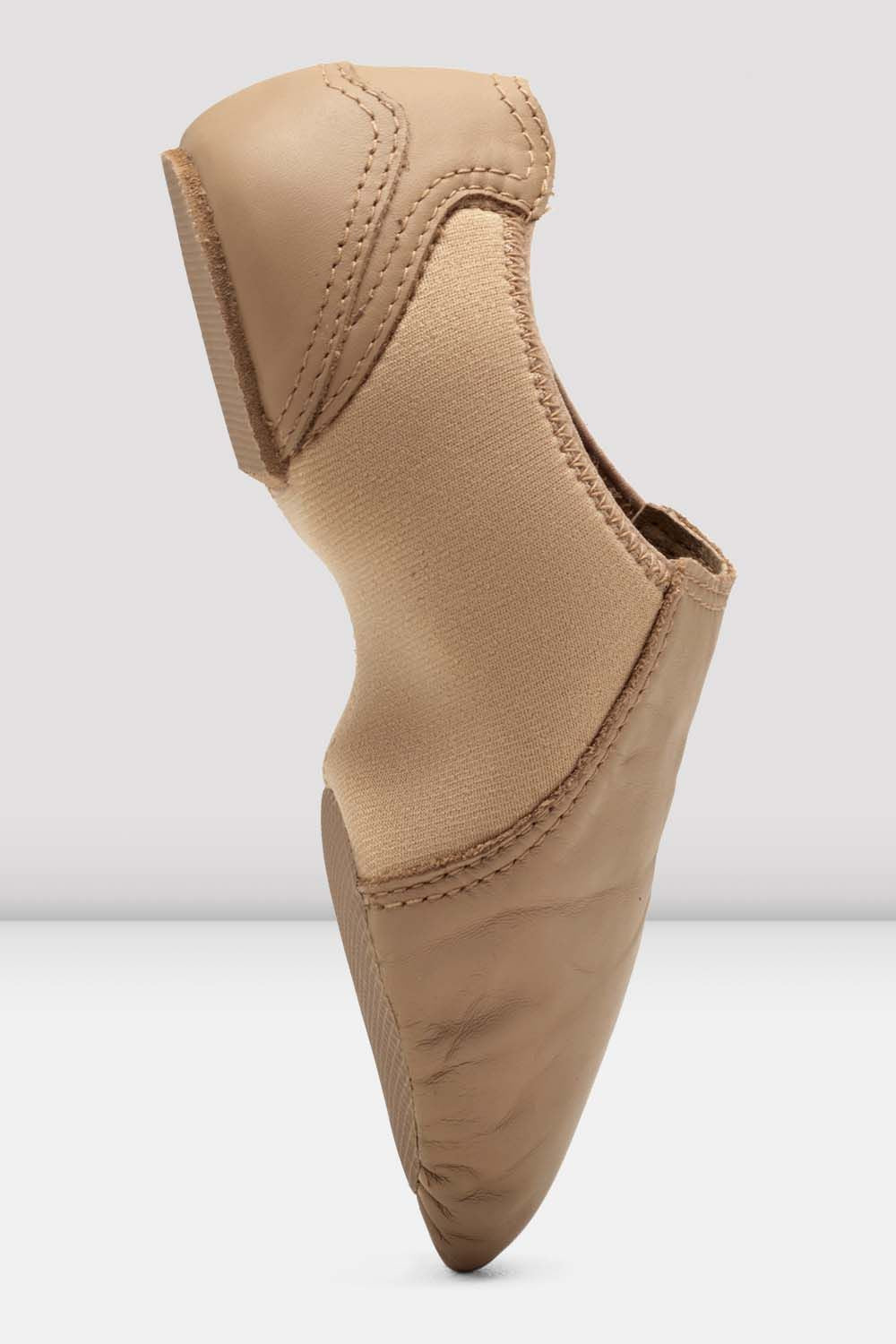 Childrens Spark Leather & Neoprene Jazz Shoes, Tan – BLOCH Dance US