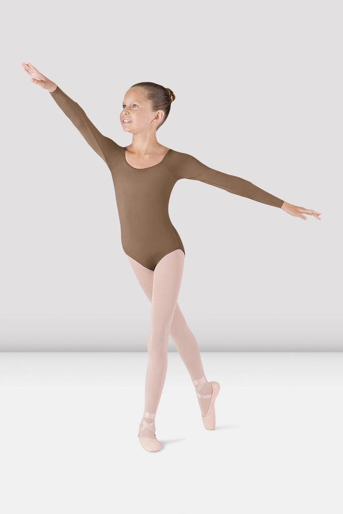 Adult Long Sleeve Nude Color Leotard | Dancewear | Basic Moves™