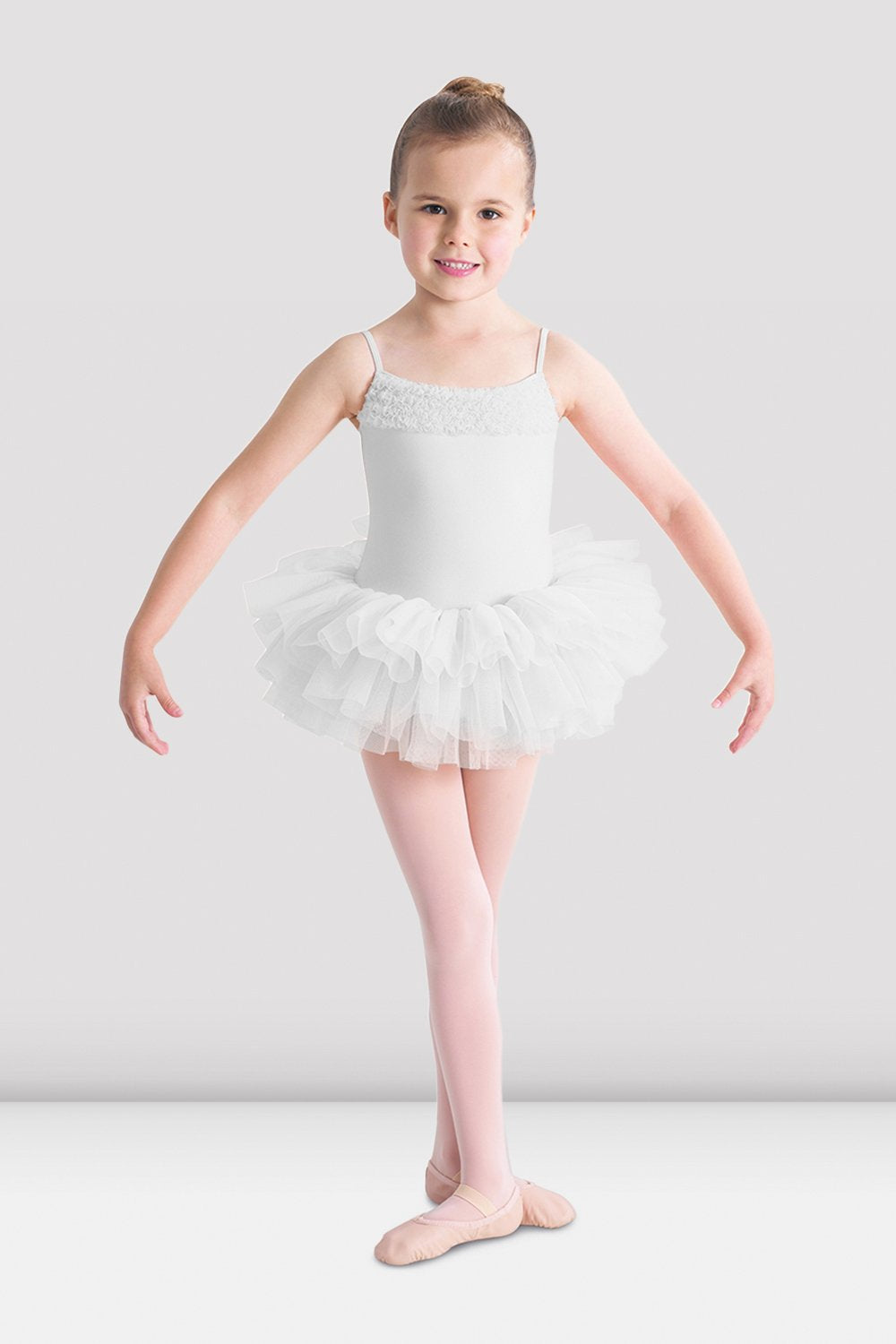 Girls Desdemona Tutu Leotard, White BLOCH Dance US Girls Desdemona Tutu Leotard, White BLOCH Dance US