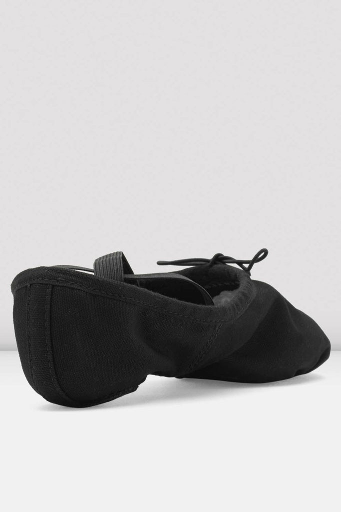 Ladies Pump Canvas Ballet Shoes, Black â BLOCH Dance US