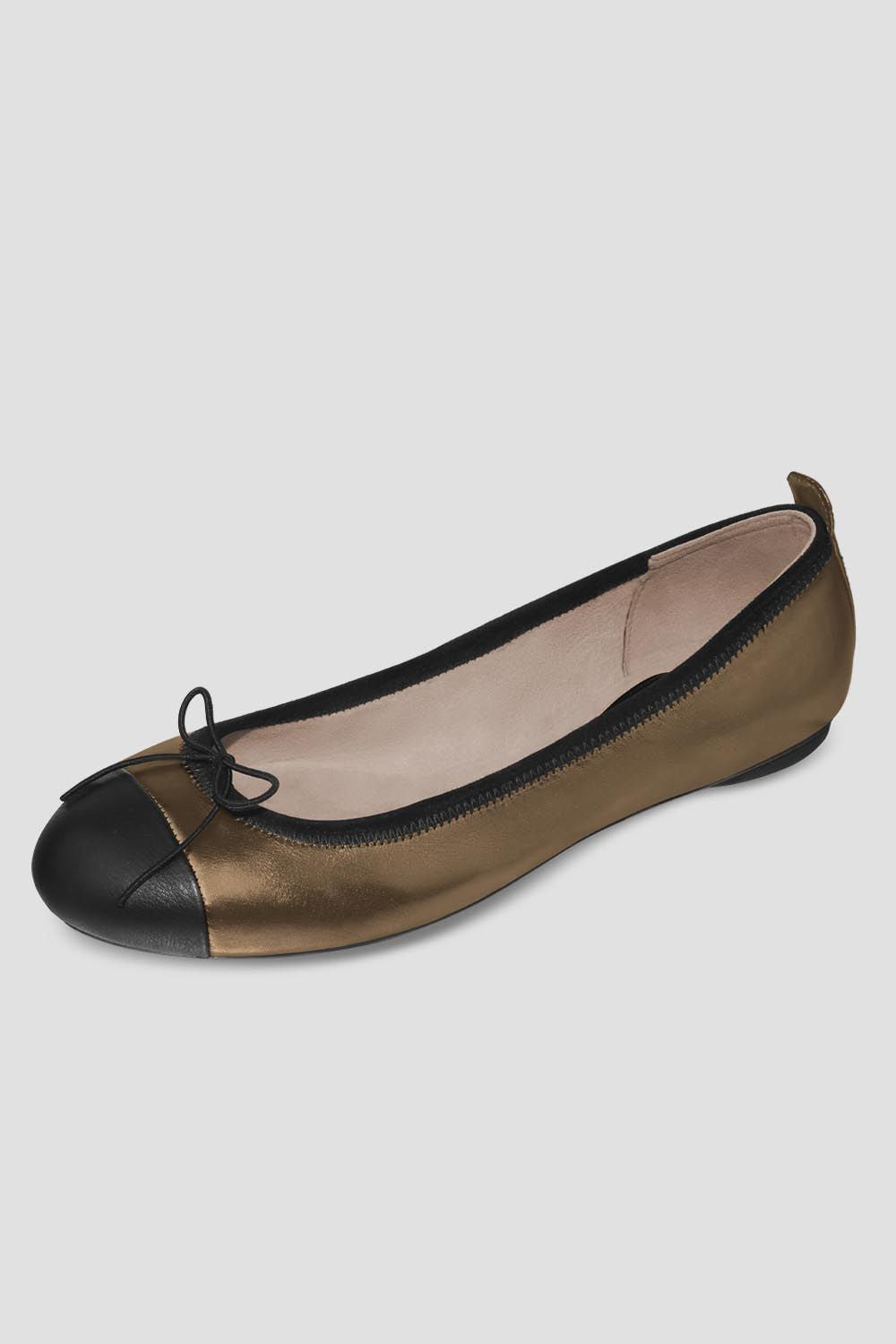 Chanel Suede Leather Dark Brown Captoe Ballerina Flats - Size 41 EU / 11 US