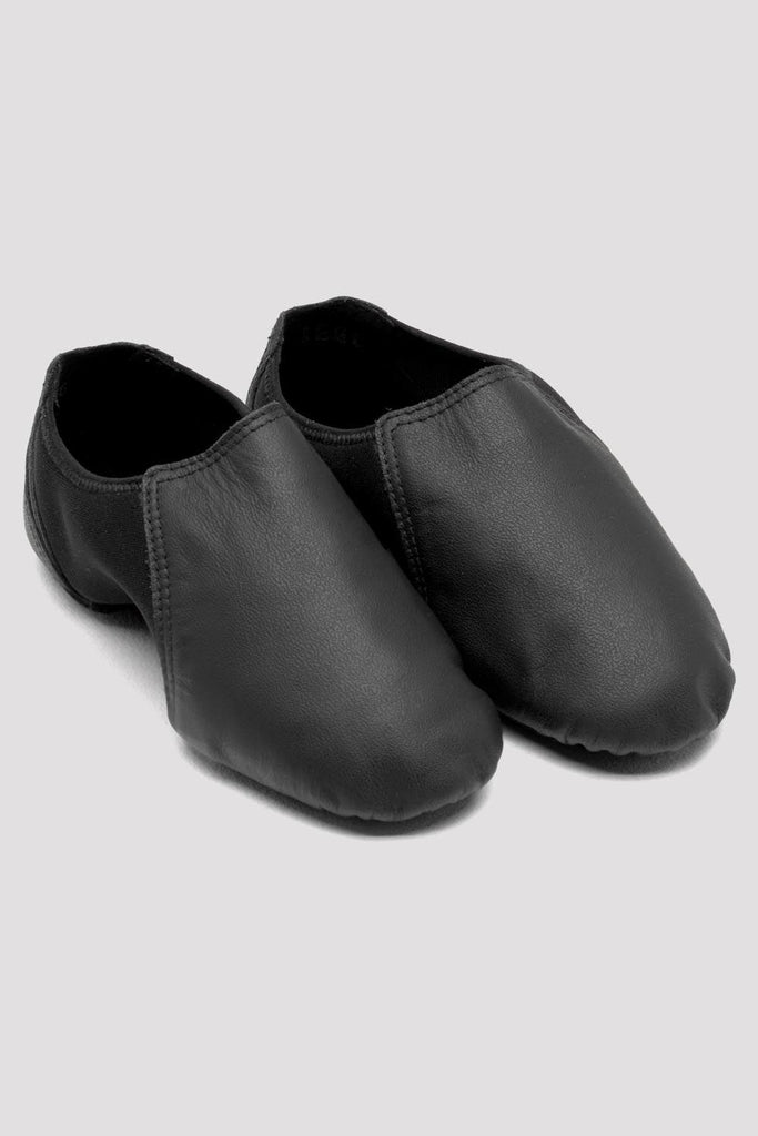 Childrens Spark Leather & Neoprene Jazz Shoes - BLOCH US