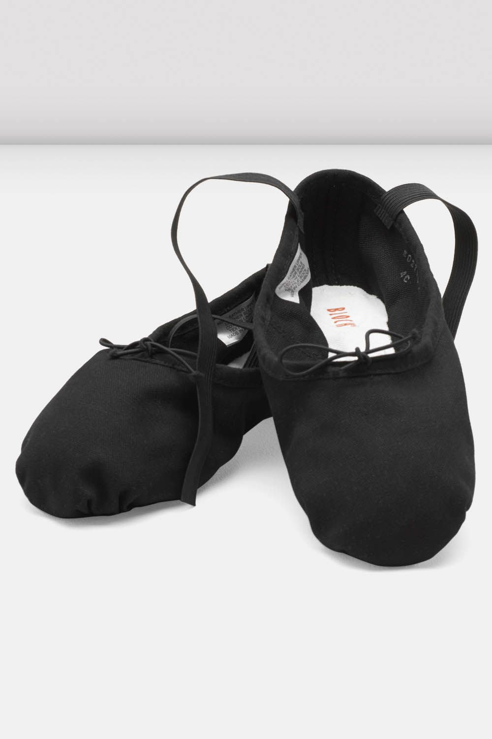 Ladies Pump Canvas Ballet Shoes, Black – BLOCH Dance US
