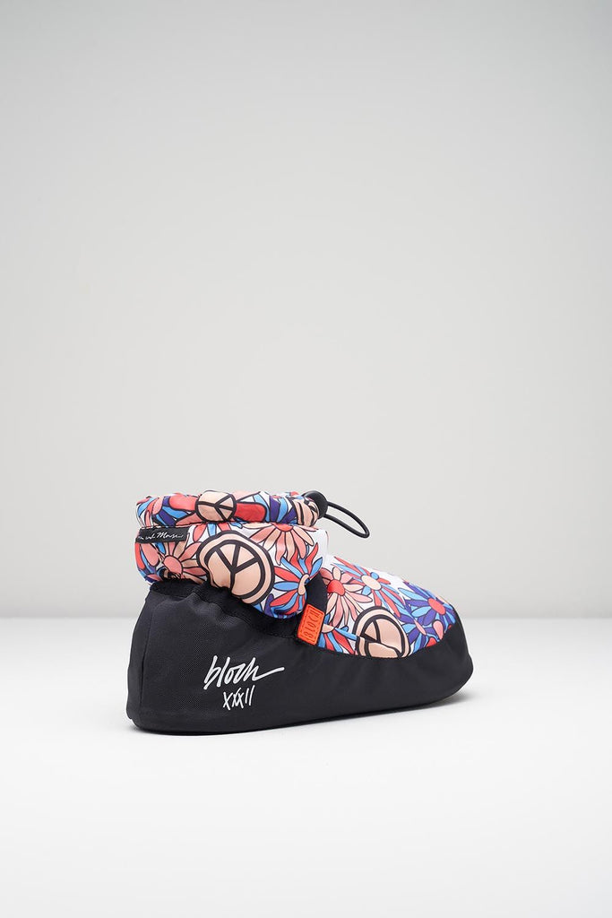 Adult Hippie Print Ankle Warm Up Booties - BLOCH US