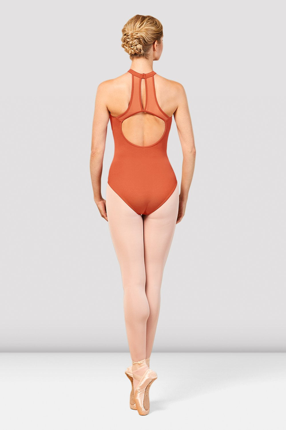 Ladies Nala Halter Neck Open Back Leotard , Orange – BLOCH Dance US