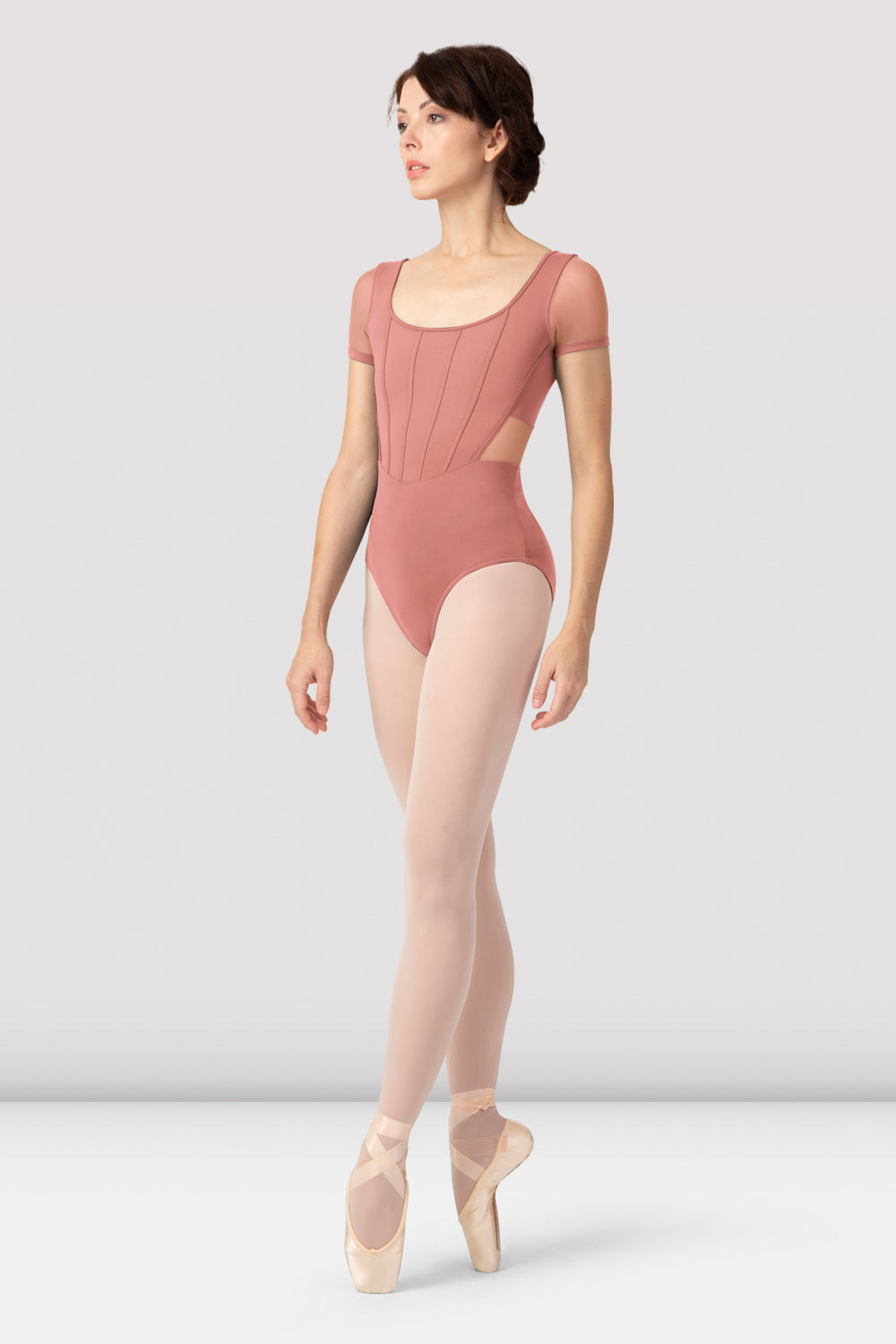 Ladies Clea Corset Short Sleeve Leotard, Pink – BLOCH Dance US