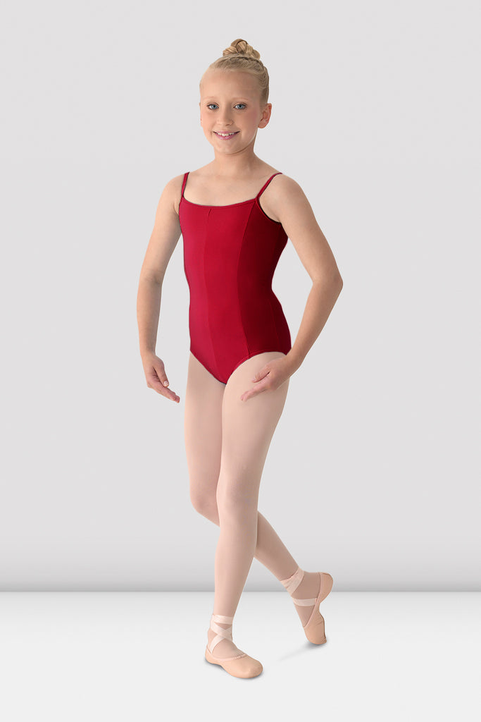 HIPPOSEUS Girls Toddler Spaghetti Straps Camisole Dance Leotards  Cross/Bowknot Back Ballet Dance Gymnastics Leotard