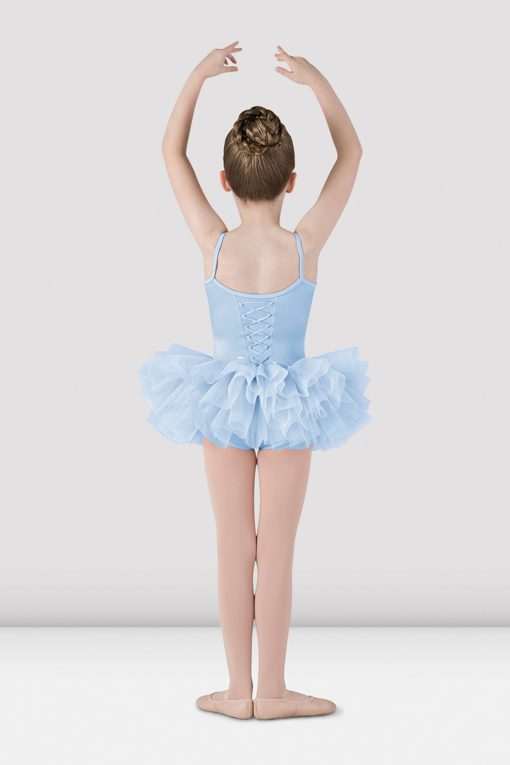 Girls Mirella Lace Up Back Tutu Dress, Blue BLOCH Dance US Girls Mirella Lace Up Back Tutu Dress, Blue BLOCH Dance US