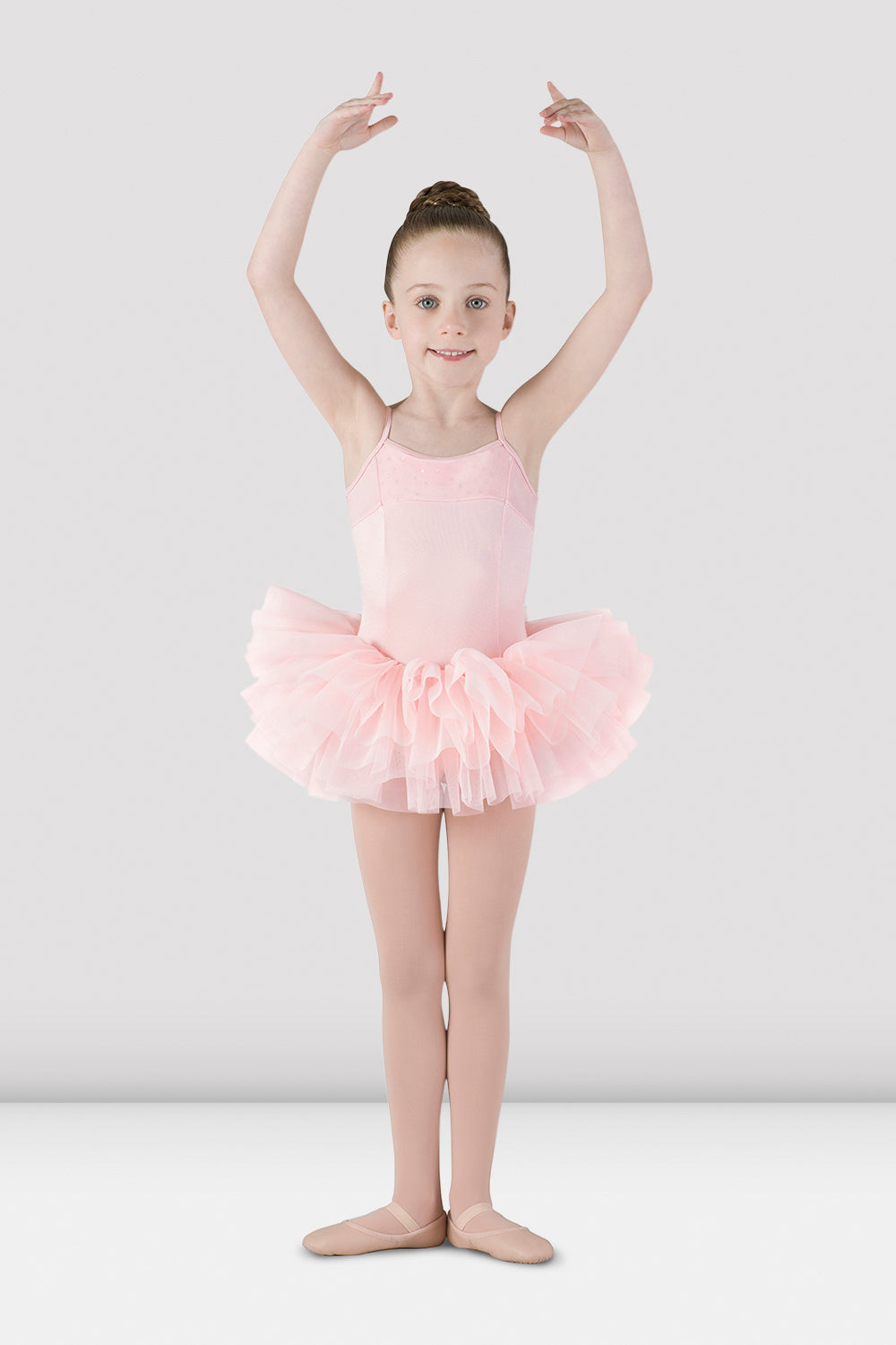 Girls Mirella Lace Up Back Tutu Dress, Pink BLOCH Dance US Girls Mirella Lace Up Back Tutu Dress, Pink BLOCH Dance US