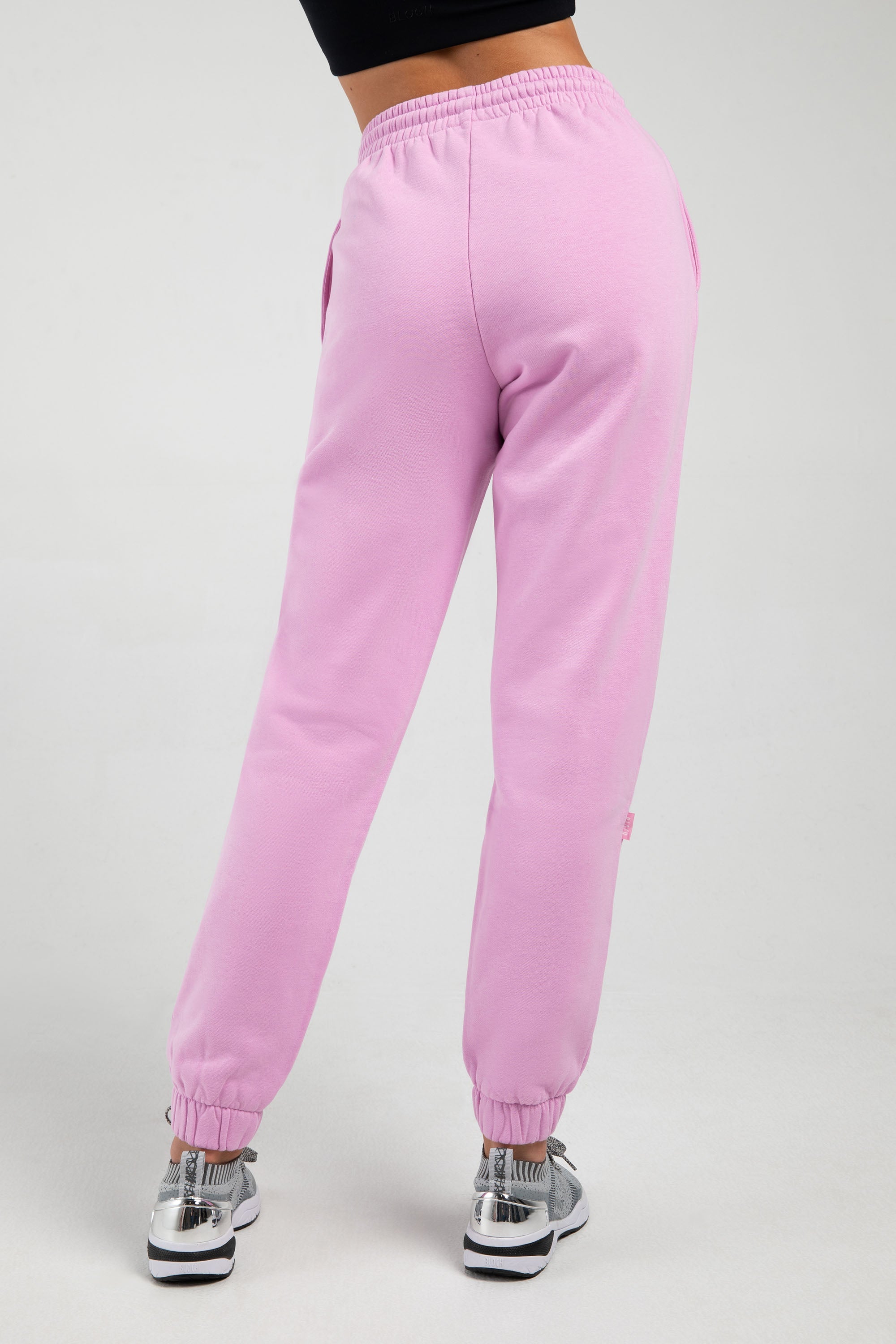 ALL IN MOTION Woman's High-Rise Cotton Blend, Fleece Jogger, Pants, Rose  Pink