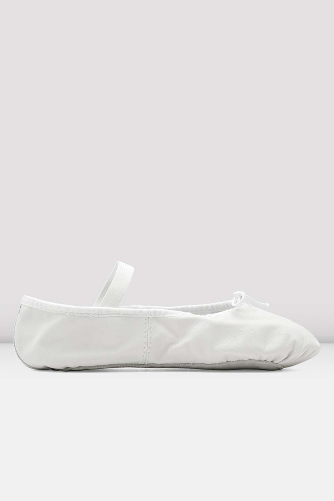 Ladies Dansoft Leather Ballet Shoes, White â BLOCH Dance US