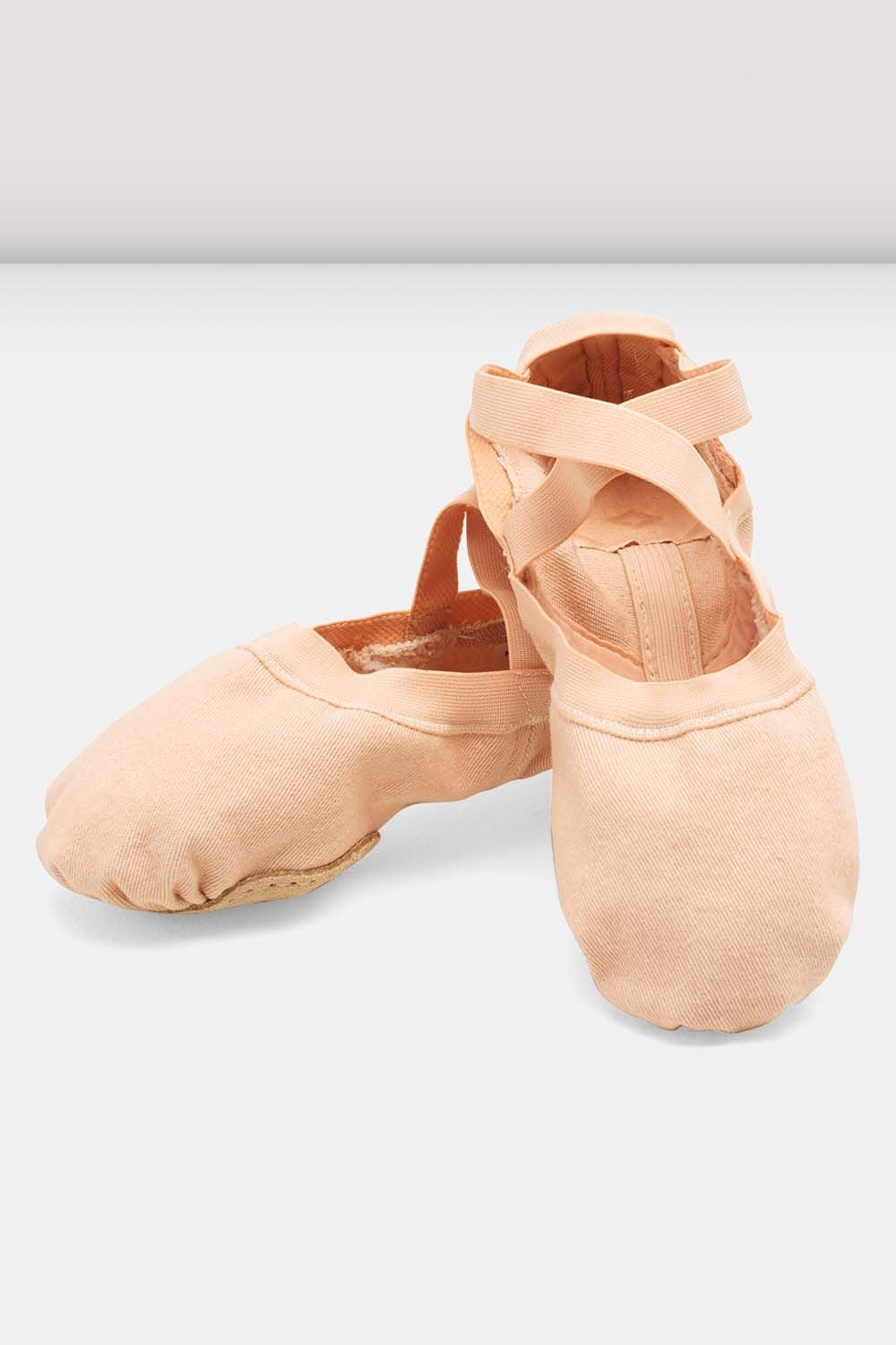 Ladies Synchrony Stretch Canvas Ballet Shoes, Pink â BLOCH Dance US
