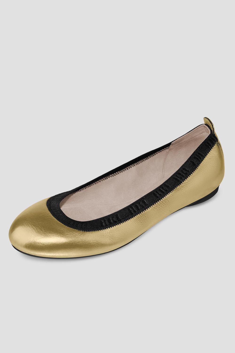 Bloch Ladies Carina Ballet Flats, Oro Leather, Size: 37.5 Bloch Ladies Carina Ballet Flats, Oro Leather, Size: 37.5