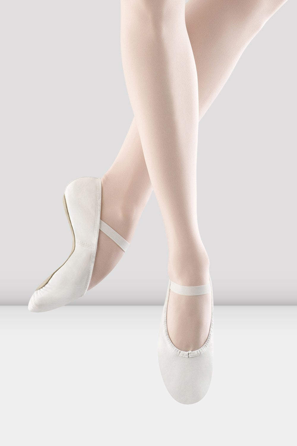 Ladies Dansoft Leather Ballet Shoes, White – BLOCH Dance US