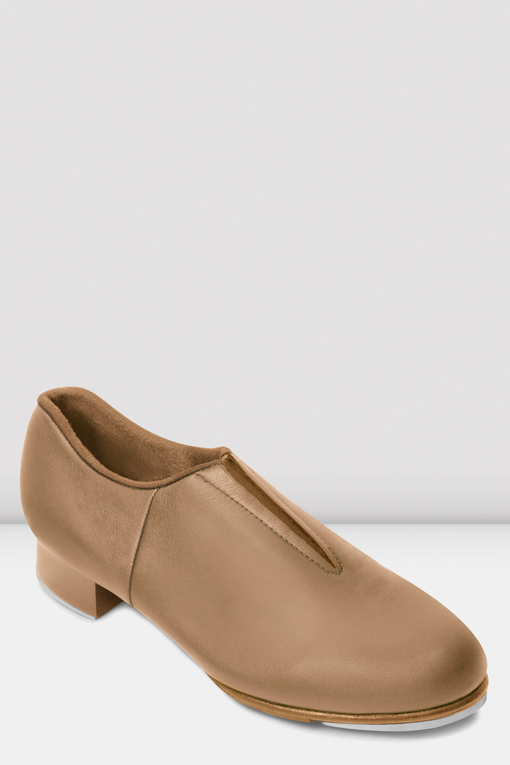 Bloch Ladies' Tap-Flex Slip On Leather Tap Shoes Tan / 7.5 Bloch Ladies' Tap-Flex Slip On Leather Tap Shoes Tan / 7.5