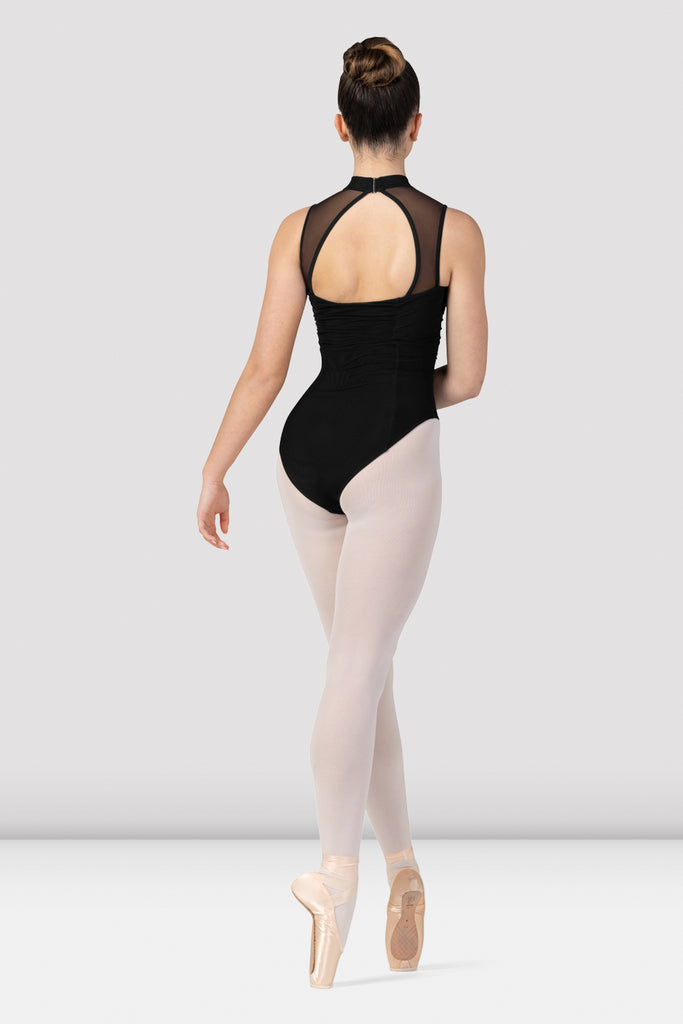 Ladies Fenella Ruched Bodice Mock Neck Leotard - BLOCH US