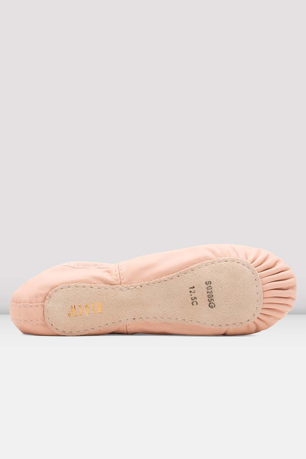 Bloch Dansoft Full Sole Leather Ballet Slippers For Girls - Beginner Dance Shoes