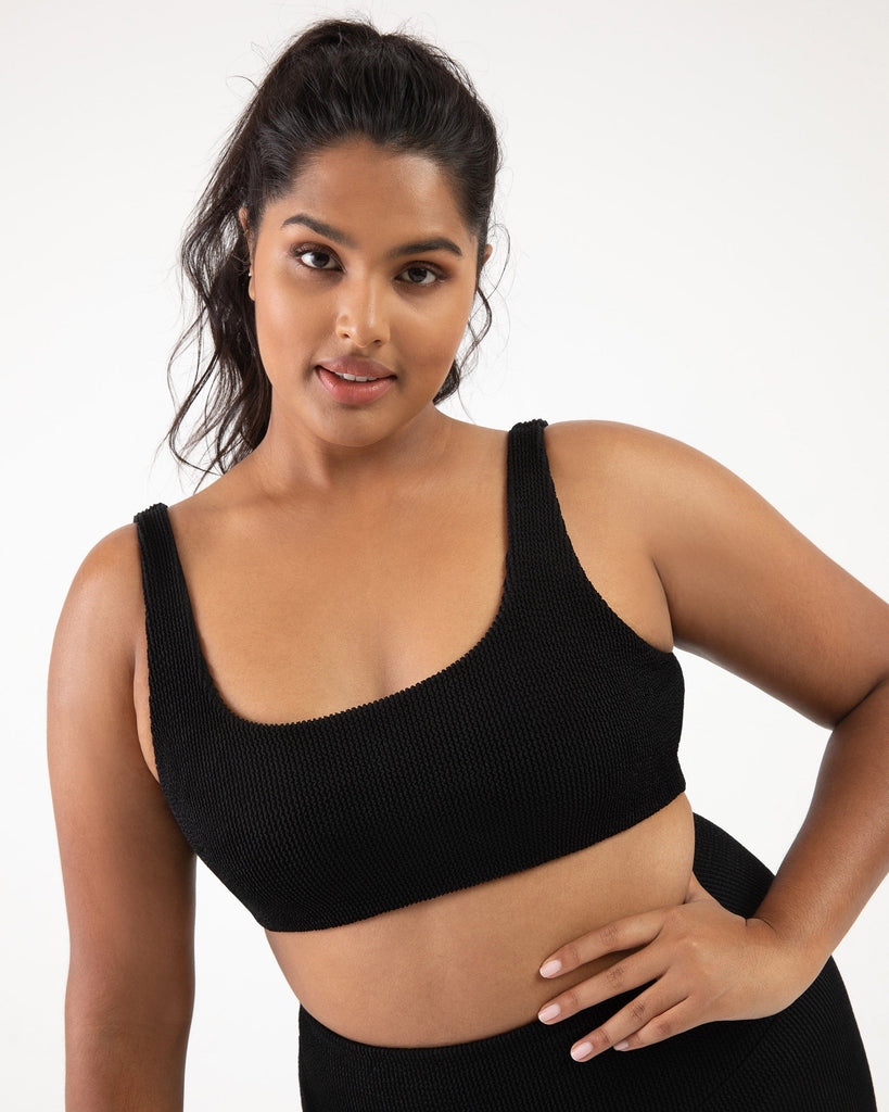 Crinkle Square Neck Bra - BLOCH US