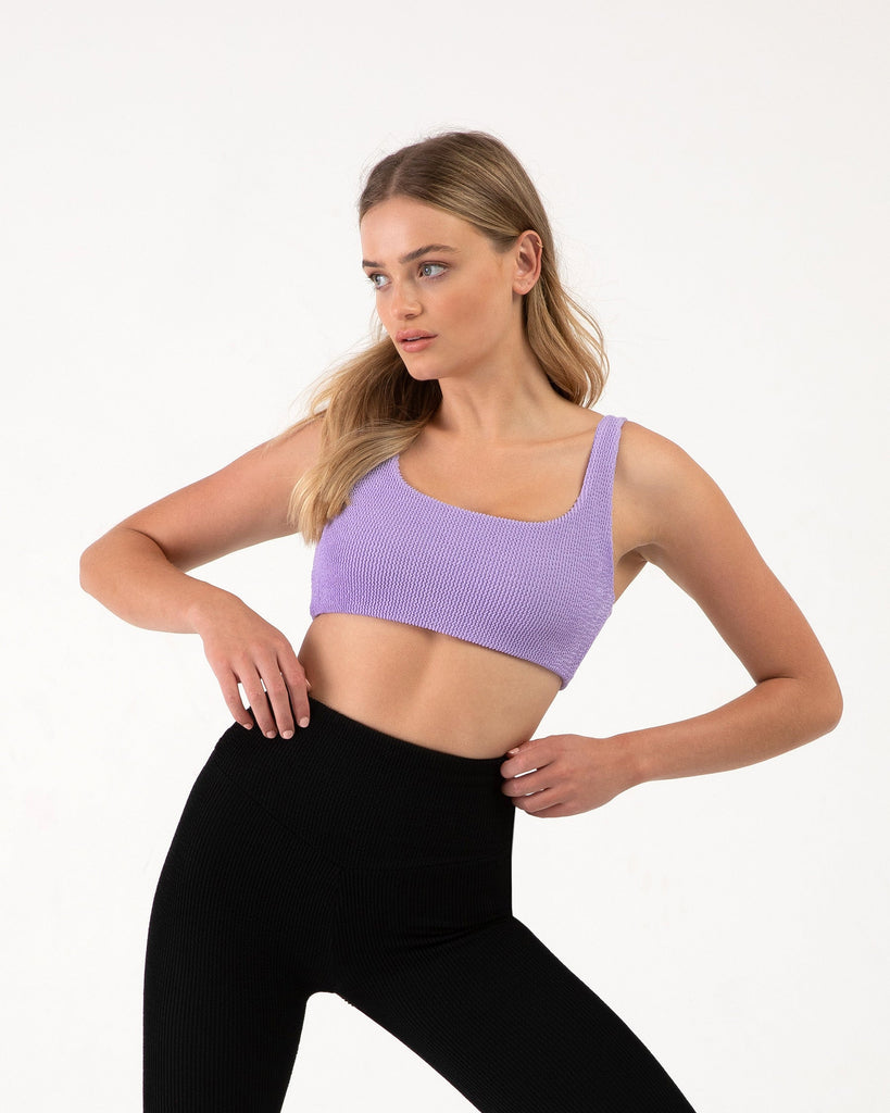 Crinkle Square Neck Bra - BLOCH US