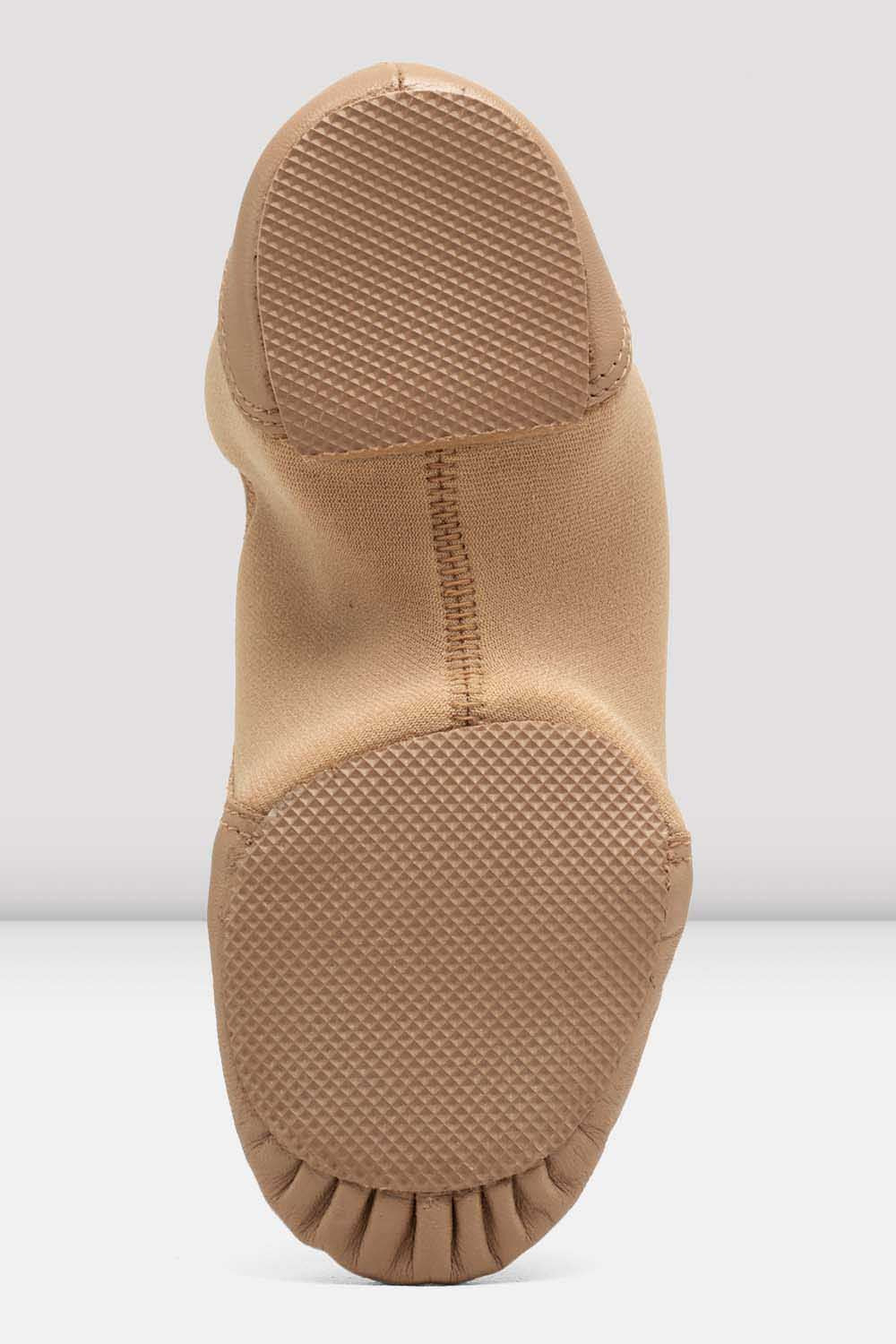Ladies Spark Leather & Neoprene Jazz Shoes, Tan – BLOCH Dance US