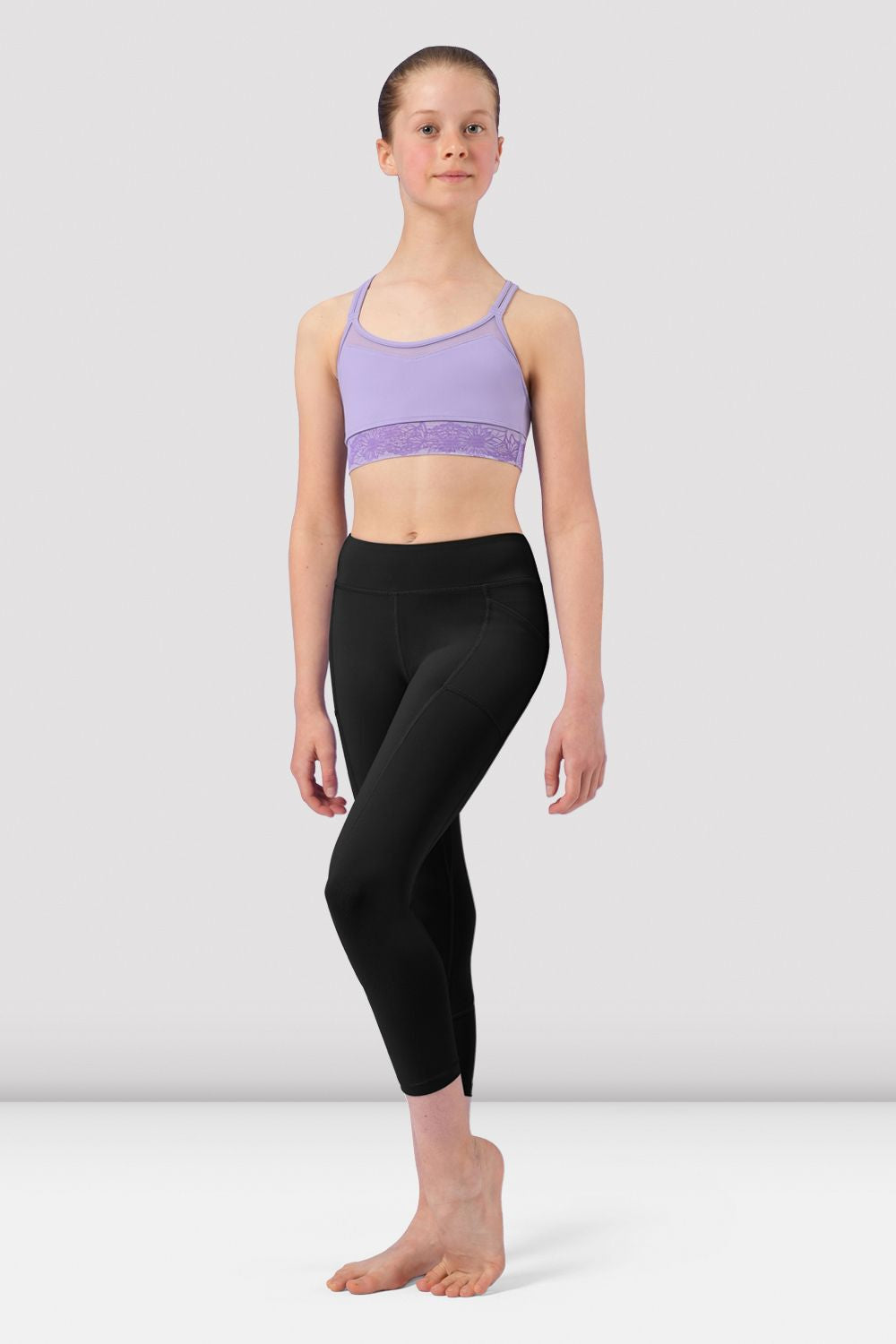 Shop Plus Size Active Lace Print Legging in Black