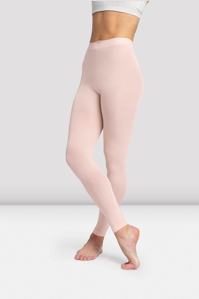 Girls Footed Tights with Smooth Self-Knit Waistband - Footed Tights, Theatricals T5415C