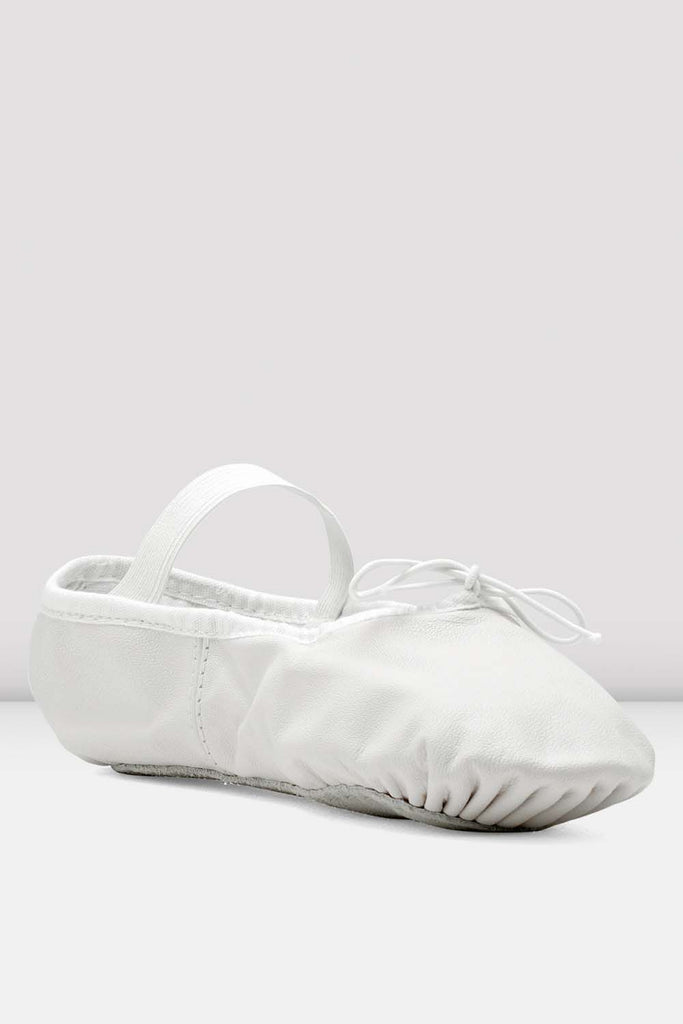 Ladies Dansoft Leather Ballet Shoes, White â BLOCH Dance US