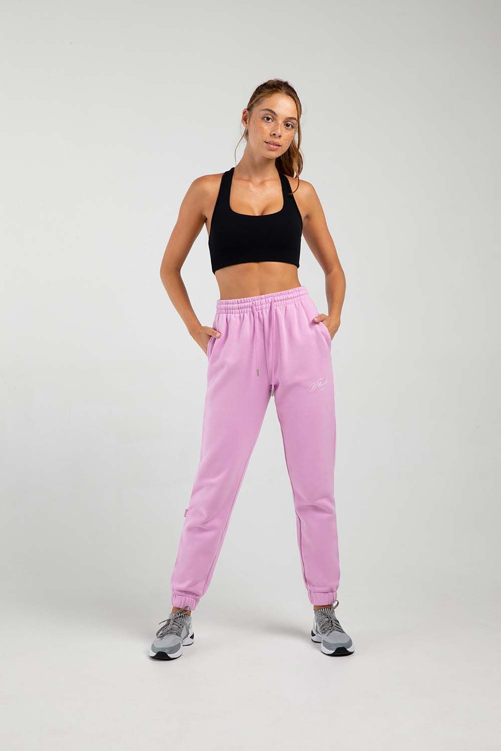 ALWAYS Women's Ribbed Jogger Pants - Rib Knit Active Lounge Sweatpants